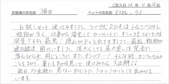 お客様の声
