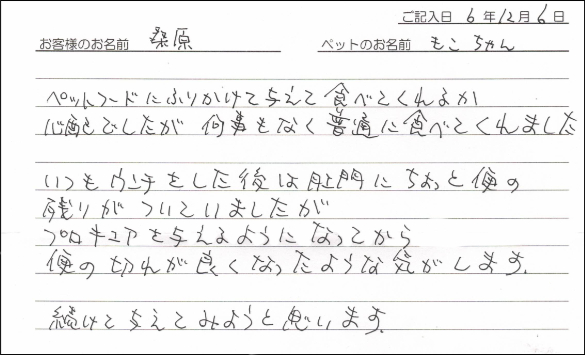 お客様の声