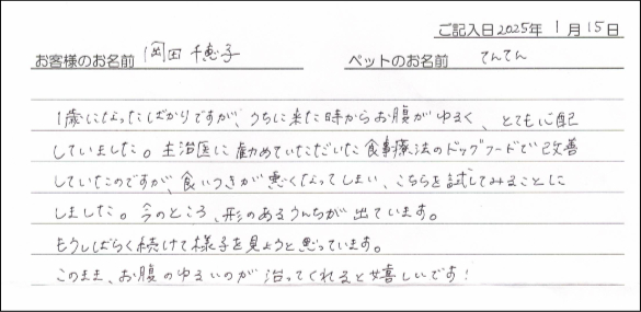 お客様の声